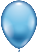 100 Balloons light blue 